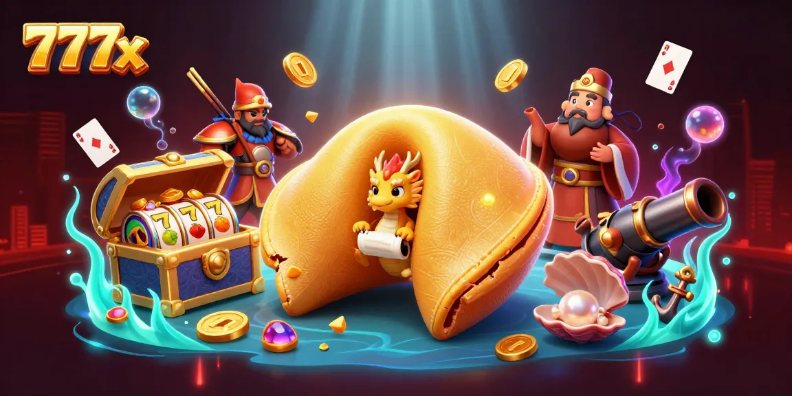Experience exciting gameplay dynamics with 777x in a vibrant casino-themed 3D illustration.