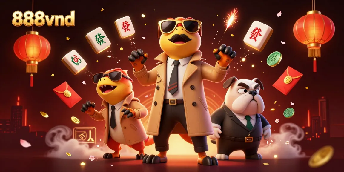 Experience fun and excitement at 888vnd with animated raptors attempting casino entry.