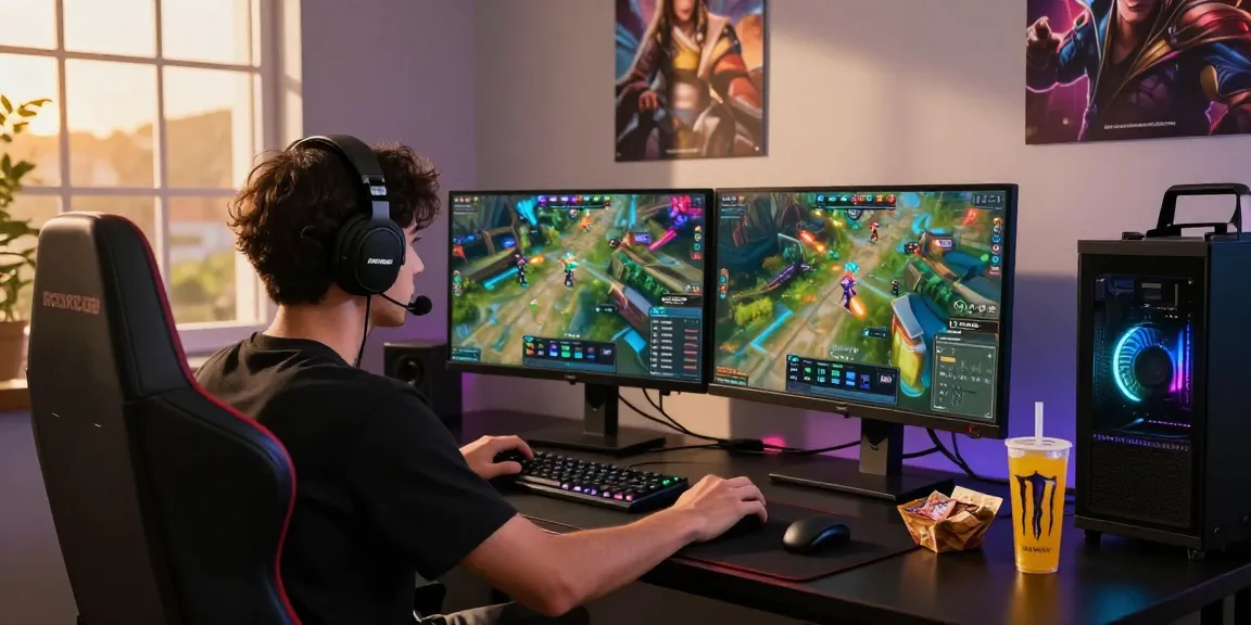 Gaming setup featuring ROKOK88 platform with vibrant graphics and immersive atmosphere