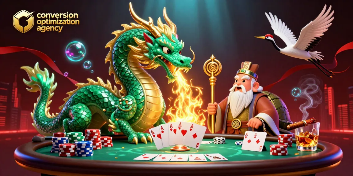 Experience winning strategies with our conversion optimization agency artwork packed with vibrant casino elements.