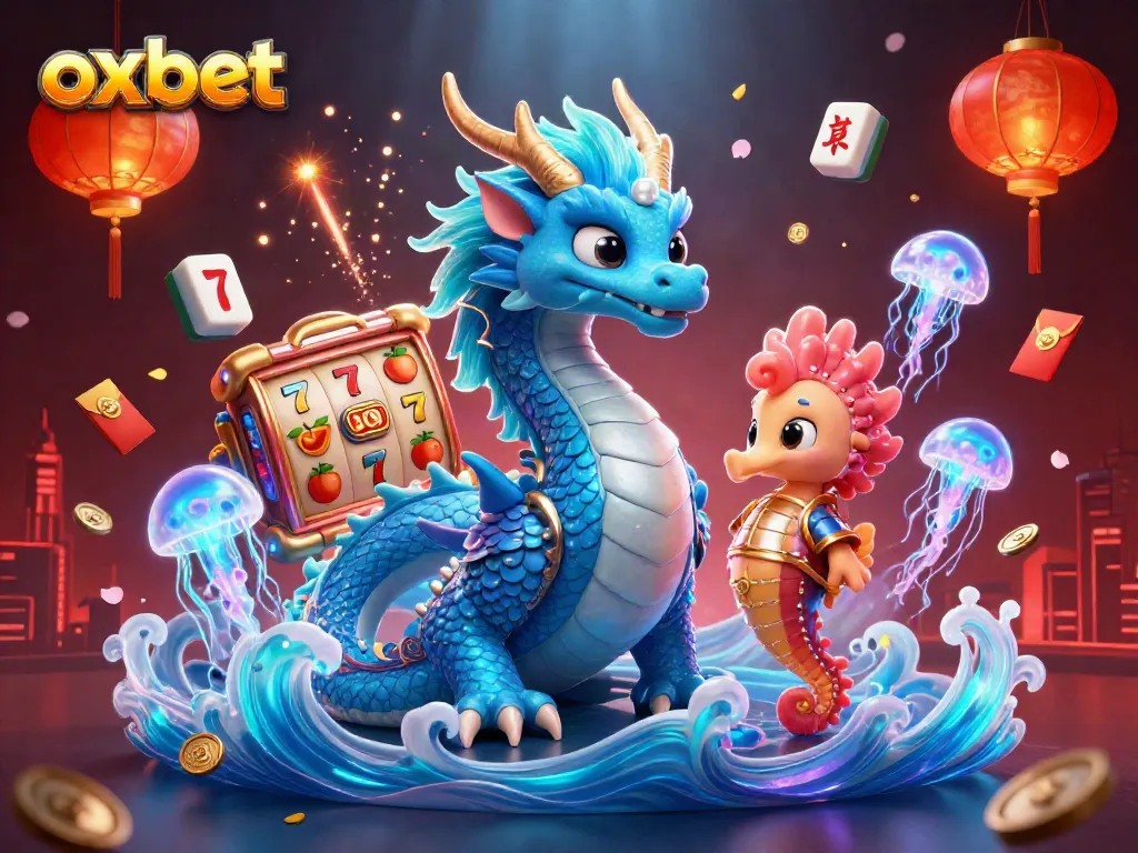 Enjoy thrilling jackpots and exciting games at oxbet with vibrant underwater characters and casino elements.