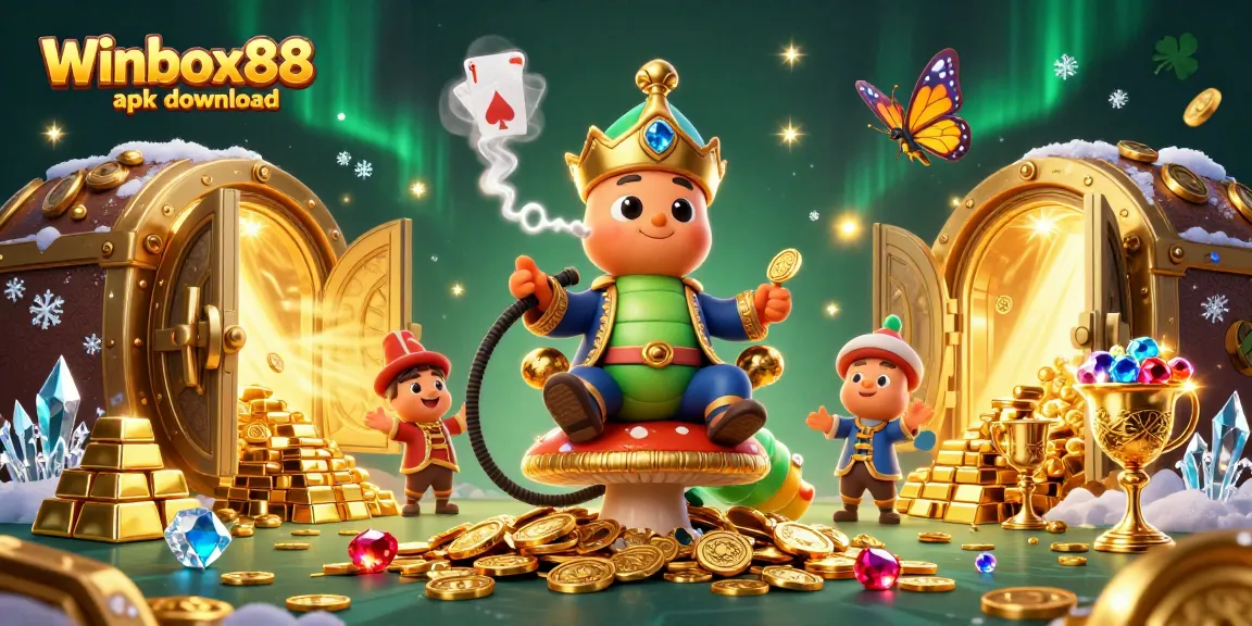 Experience the thrill of Winbox88 apk download with vibrant gaming elements and rich casino visuals.